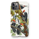American Sparrow Hawk - John James Audubon Iphone Case, 11 Pro Max / Matte, Iphone Case Woodpecker Illustration