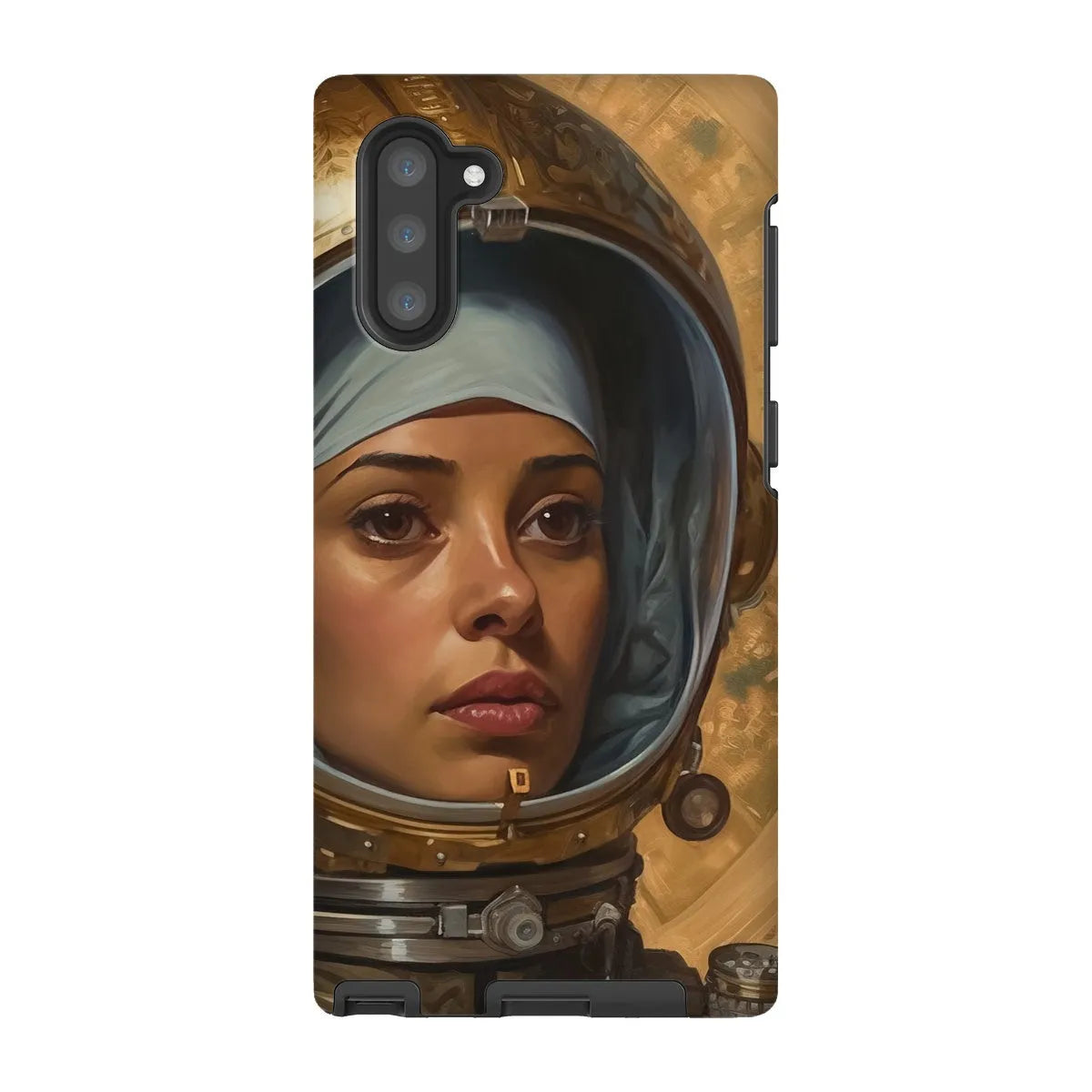 Amira The Lesbian Astronaut - Sapphic Aesthetic Phone Case - Samsung Galaxy Note 10 / Matte - Mobile Phone Cases
