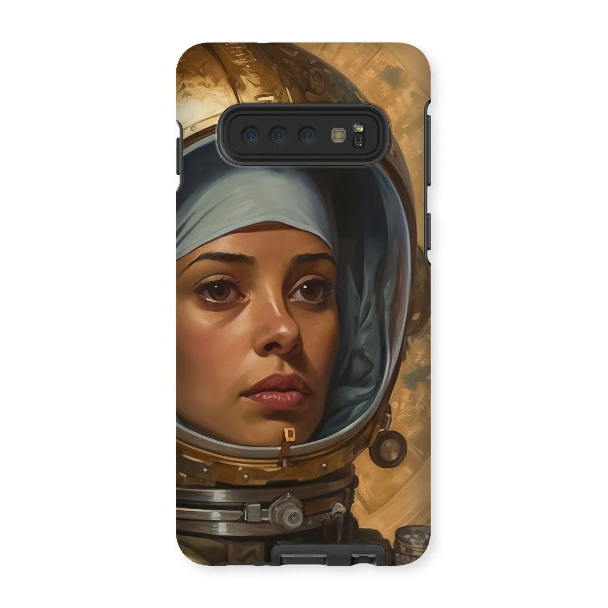 Amira The Lesbian Astronaut - Sapphic Aesthetic Phone Case - Samsung Galaxy S10 / Matte - Mobile Phone Cases