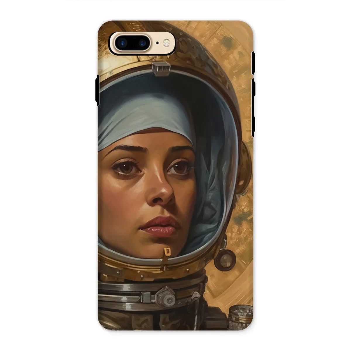 Amira - Muslim Lesbian Astronaut Iphone Case 8 Plus / Matte Mobile Phone Cases