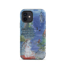 Amphitrite Raoul Dufy Iphone Case, 12 / Matte, Iphone Case Blue Green Ocean Themed Illustration Mermaids Ships