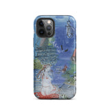 Amphitrite - Raoul Dufy Iphone Case, 12 Pro / Matte, Iphone Colorful Artistic Case Mermaid Ships Wavy Sea