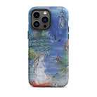 Amphitrite Raoul Dufy Iphone Case, 14 Pro Max / Matte, Iphone Case Whimsical Hand Painted Nautical Scene Mermaid