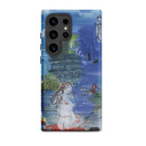 Amphitrite - Raoul Dufy Samsung Case, Galaxy S24 Ultra / Matte, Smartphone Watercolor-style Case Seated Figure Water Boats Cityscape