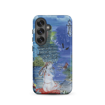 Amphitrite - Raoul Dufy Samsung Case, Galaxy S25 / Matte, White Smartphone Colorful Abstract Art-style Case Figure Water