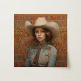 Anahita - Arabic Lesbian Cowgirl Art Print / Canvas, 12x12’’ / 31x31cm / Unframed / no Border, Posters Prints & Visual Artwork, Toby Leon