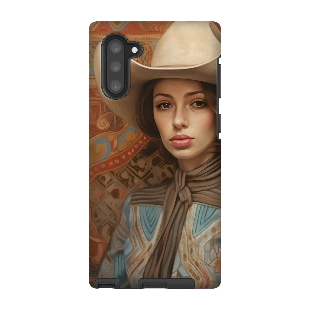 Anahita The Lesbian Cowgirl - Sapphic Art Phone Case - Samsung Galaxy Note 10 / Matte - Mobile Phone Cases - Aesthetic