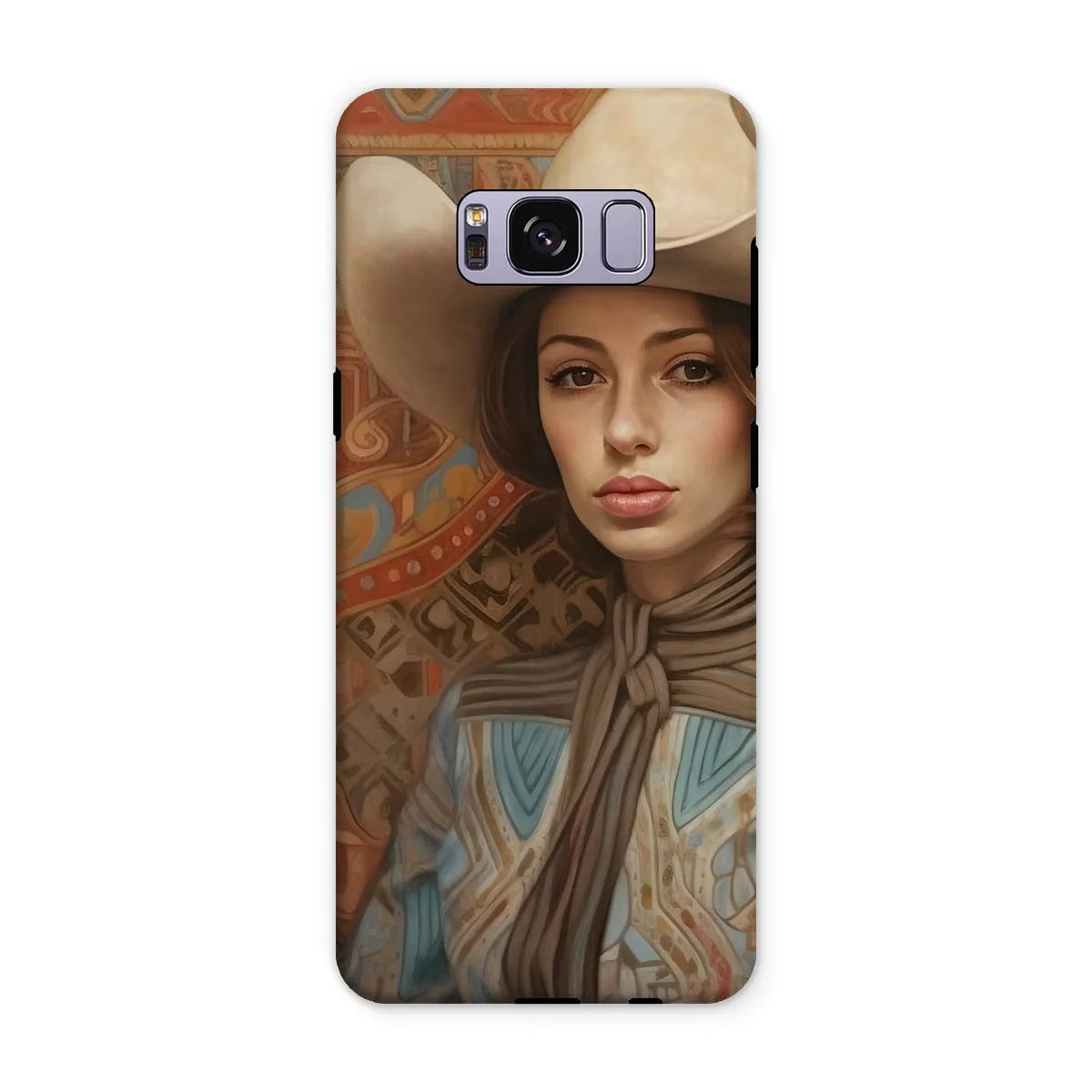 Anahita The Lesbian Cowgirl - Sapphic Art Phone Case - Samsung Galaxy S8 Plus / Matte - Mobile Phone Cases - Aesthetic