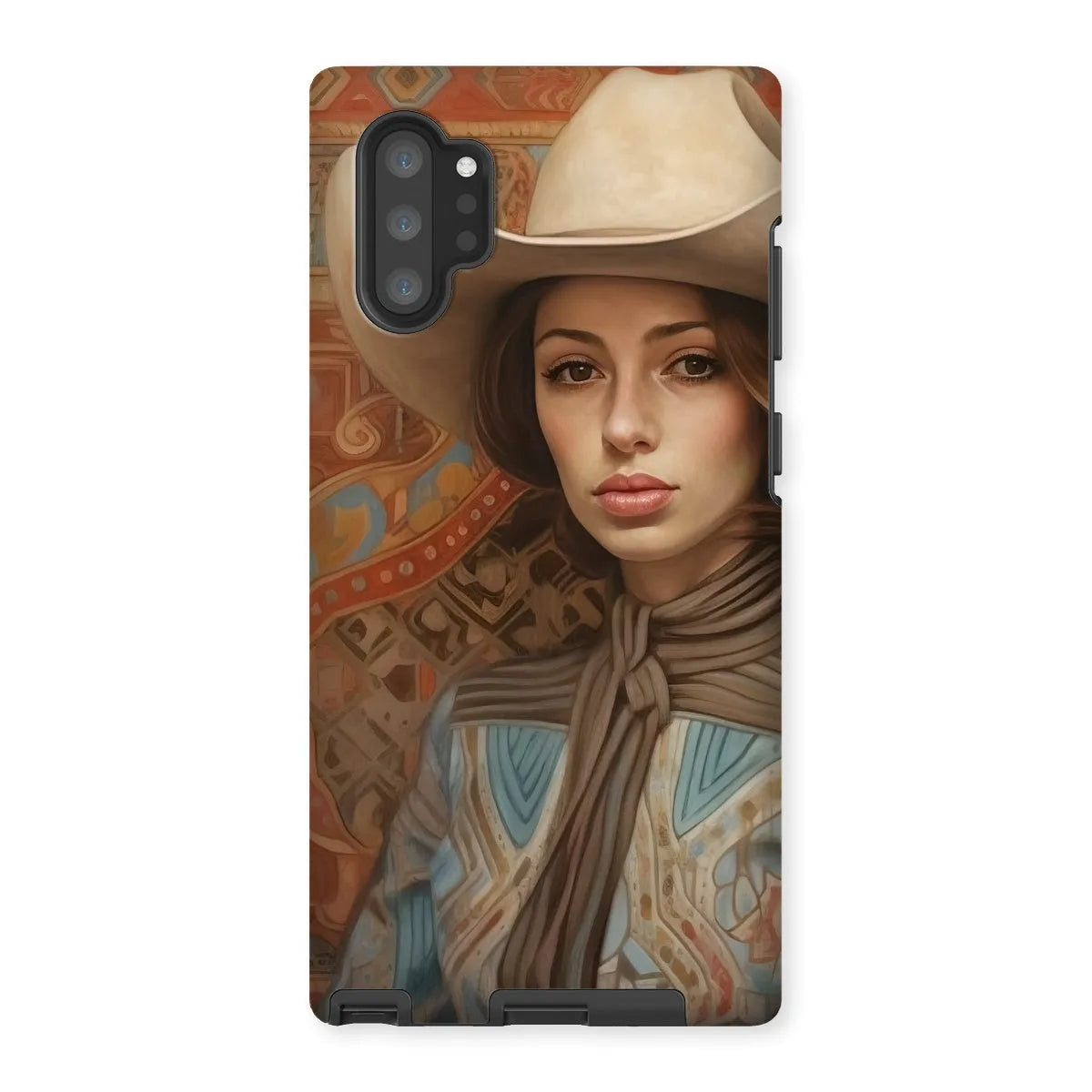 Anahita The Lesbian Cowgirl - Sapphic Art Phone Case - Samsung Galaxy Note 10p / Matte - Mobile Phone Cases - Aesthetic