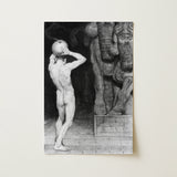 The Anarchist - Sascha Schneider Art Print / Canvas, 12x18’’ / 31x46cm / Unframed / no Border, Posters Prints & Visual Artwork, Toby Leon