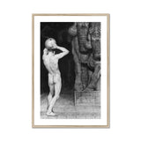 The Anarchist - Sascha Schneider Art Print, Framed Black White Art Print