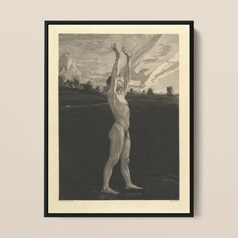 And Yet Death: Second Part - Max Klinger Art Print / Canvas, Male Nude, Prints