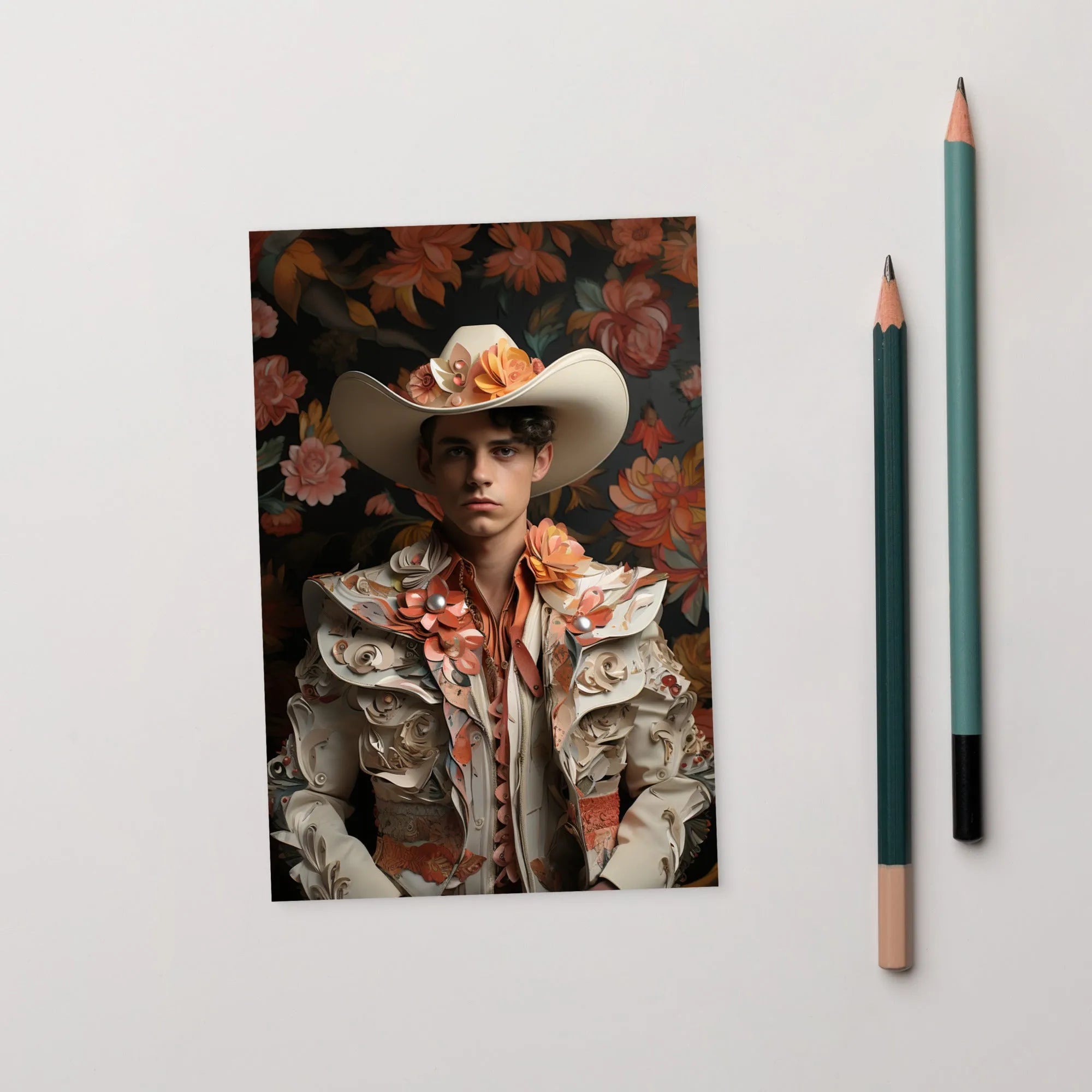 Andrés - Gay Spanish Cowboy Art Print - Homosexual Vaqueros - Posters Prints & Visual Artwork - Aesthetic Art