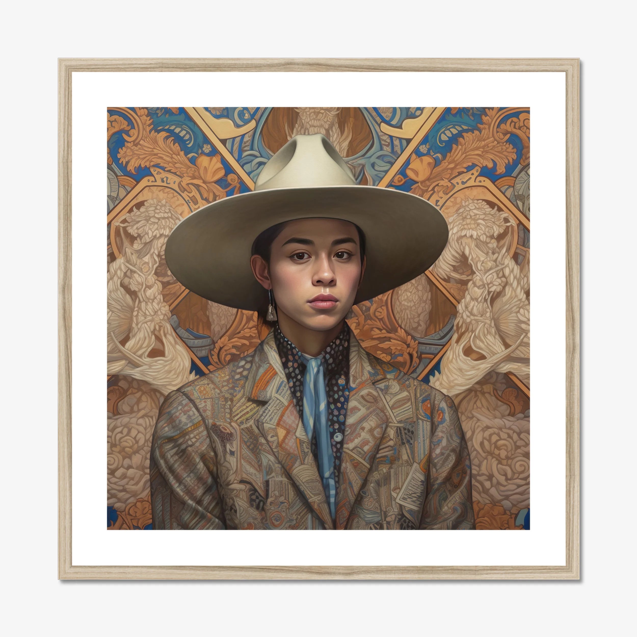 Angel - Latinx Transgender Cowboy Art Print