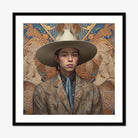 Angel - Latinx Transgender Cowboy Art Print