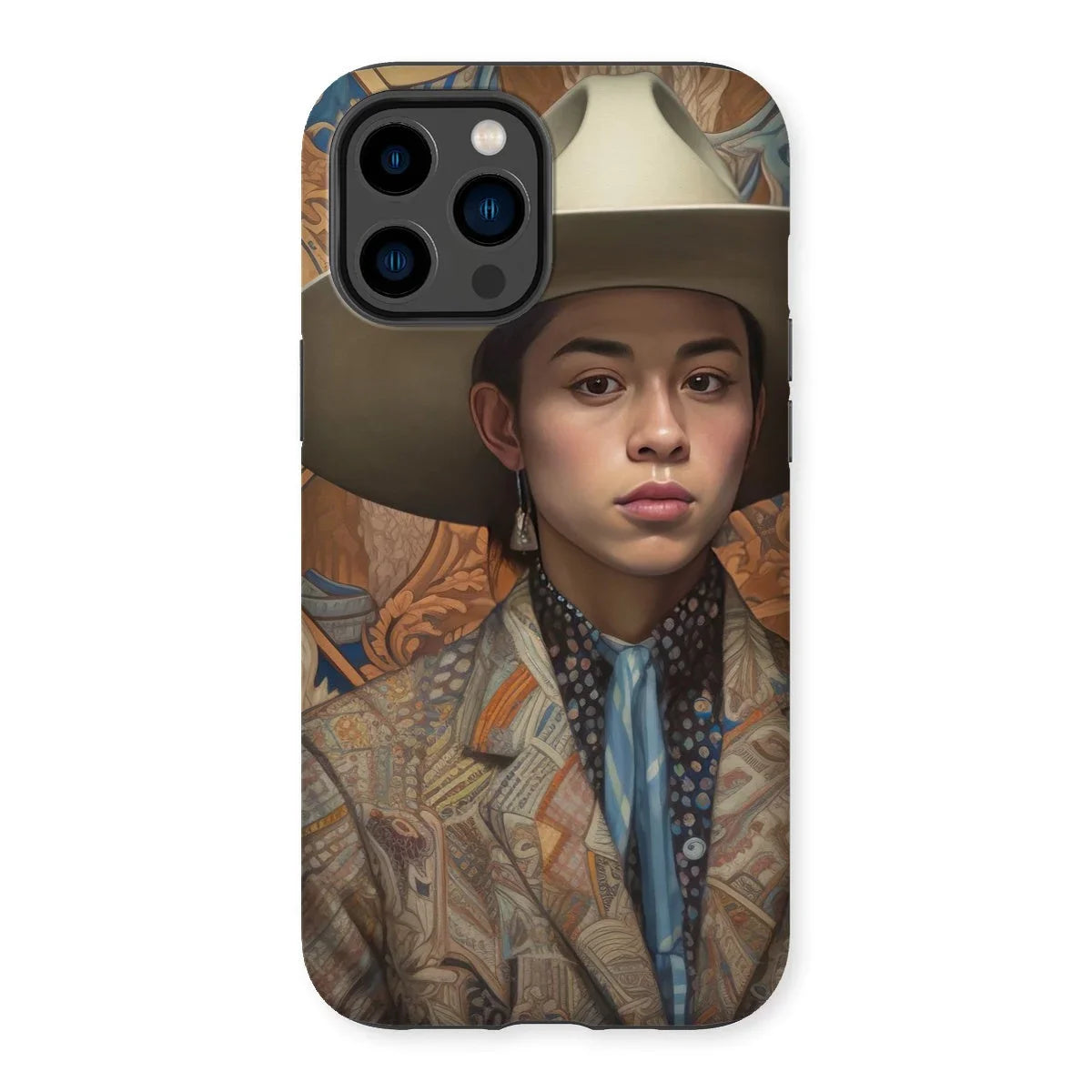 Angel - Latinx Transgender Cowboy Iphone Case 14 Pro Max / Matte Mobile Phone Cases