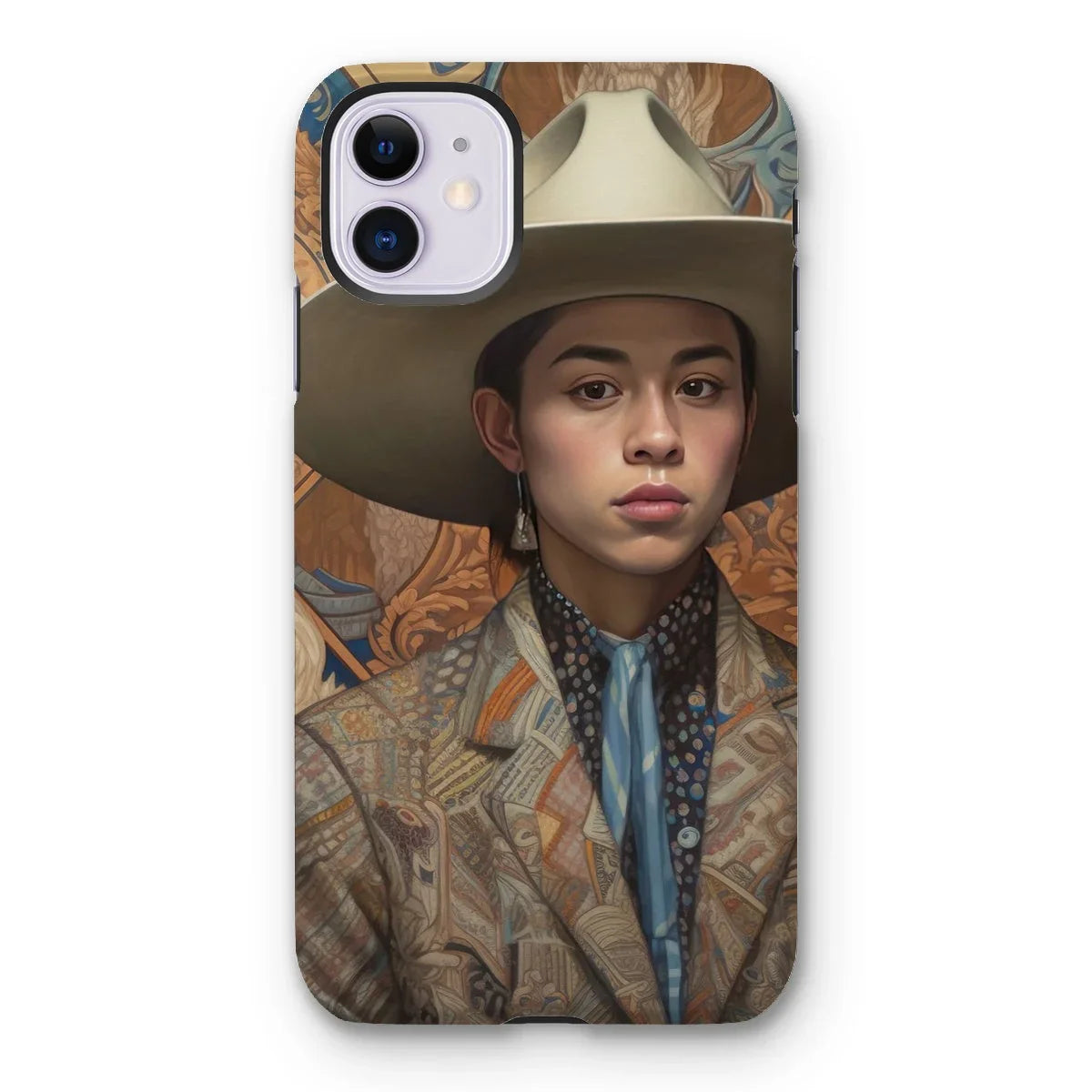 Angel - Latinx Transgender Cowboy Iphone Case 11 / Matte Mobile Phone Cases