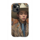 Angel - Latinx Transgender Cowboy Iphone Case - 13 Mini / Matte