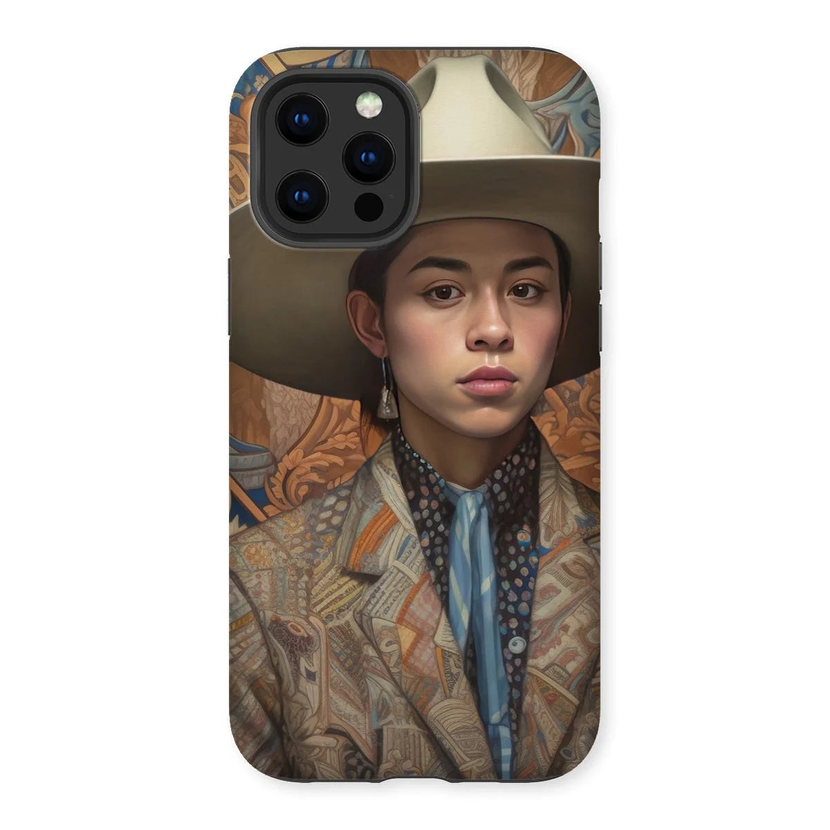 Angel - Latinx Transgender Cowboy Iphone Case - 12 Pro Max / Matte