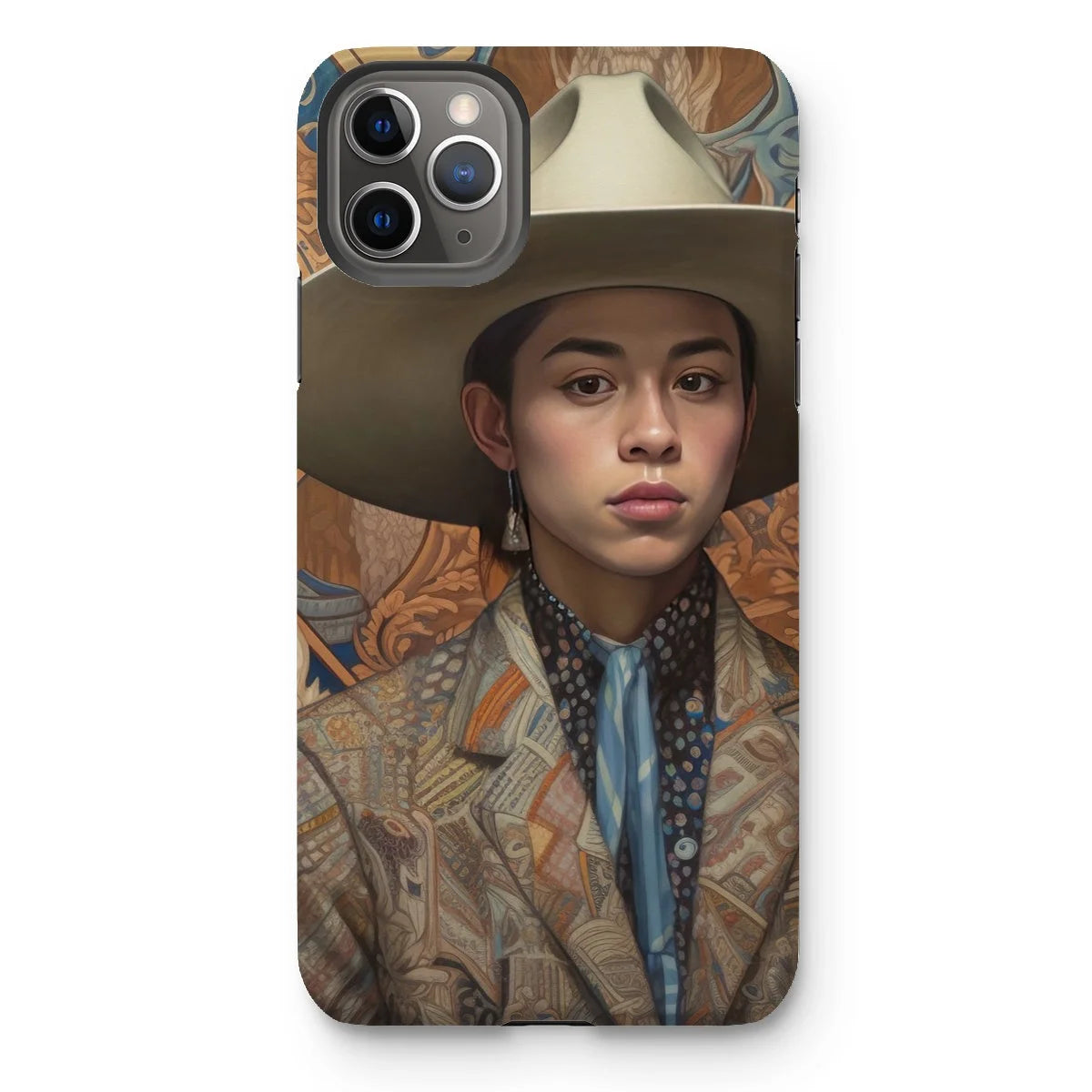 Angel - Latinx Transgender Cowboy Iphone Case - 11 Pro Max / Matte