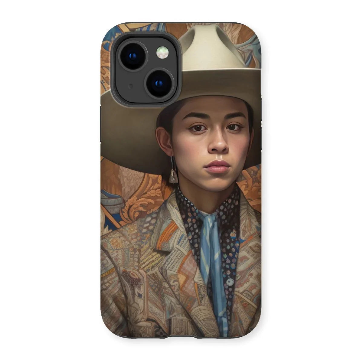 Angel - Latinx Transgender Cowboy Iphone Case 14 / Matte Mobile Phone Cases