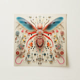 Angel Muff Wasp - Alien Species Insect Taxonomy Art Print / Canvas, 12x12’’ / 31x31cm / Unframed / no Border, Posters Prints & Visual