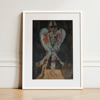 The Angel of Sodom - Christian Berard Art Print / Canvas, 12x16’’ / 31x41cm / White Frame / Matboard, Posters Prints & Visual Artwork, Toby