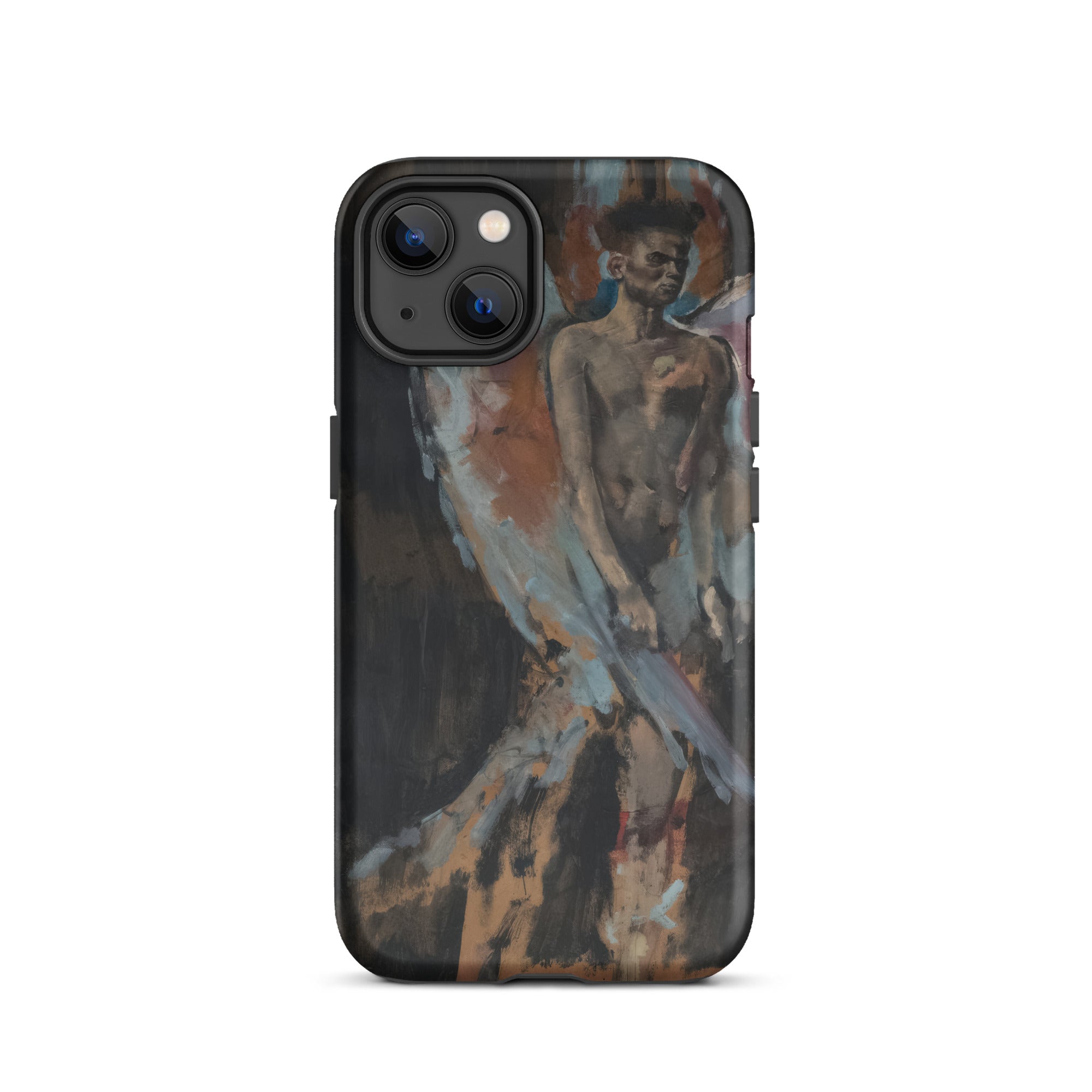 The Angel of Sodom - Christian Berard Iphone Case, 13 / Matte, Black Iphone Case Painting Shirtless Man