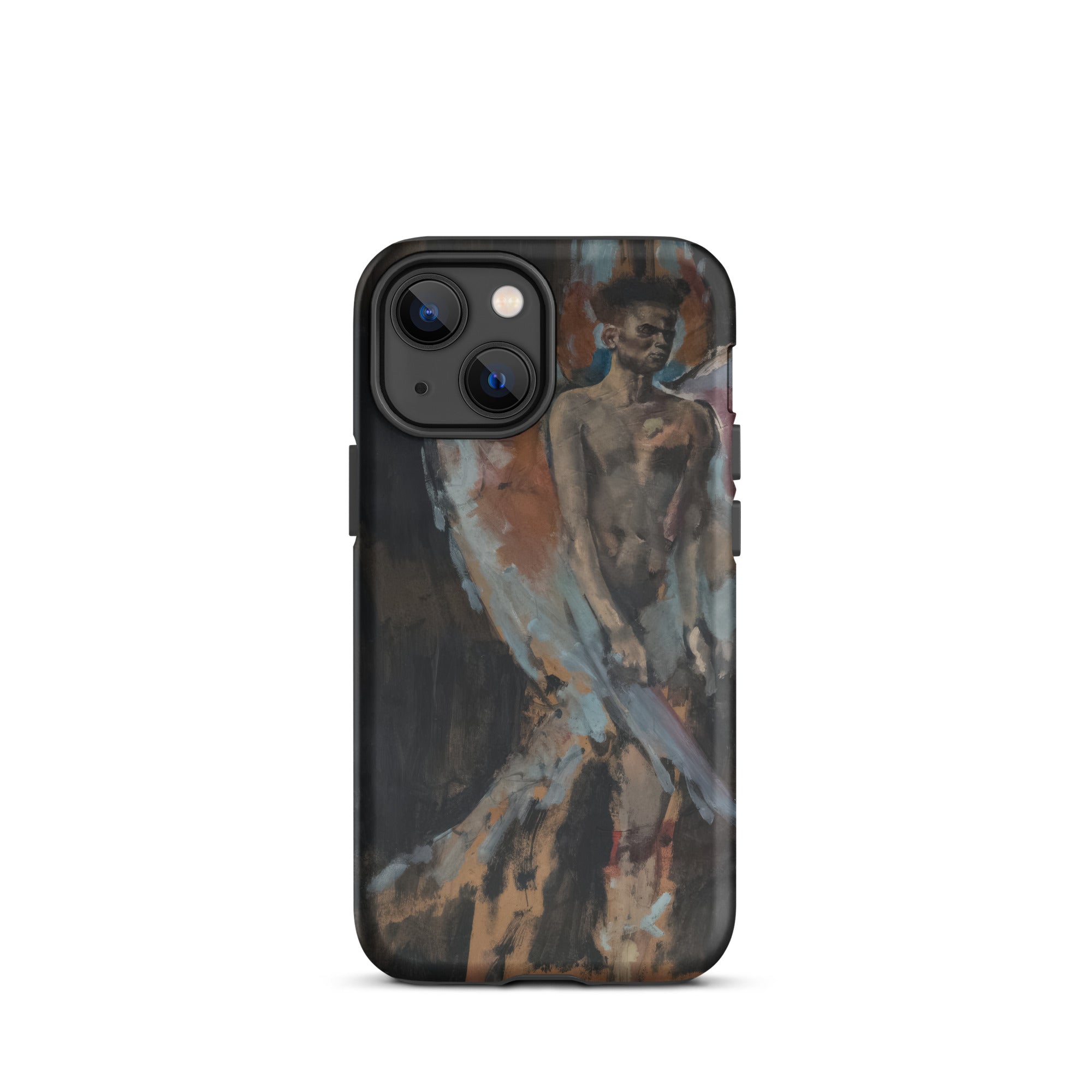 The Angel of Sodom - Christian Berard Iphone Case, 13 Mini / Matte, Iphone 14 Black Case Abstract Painting Person Wings