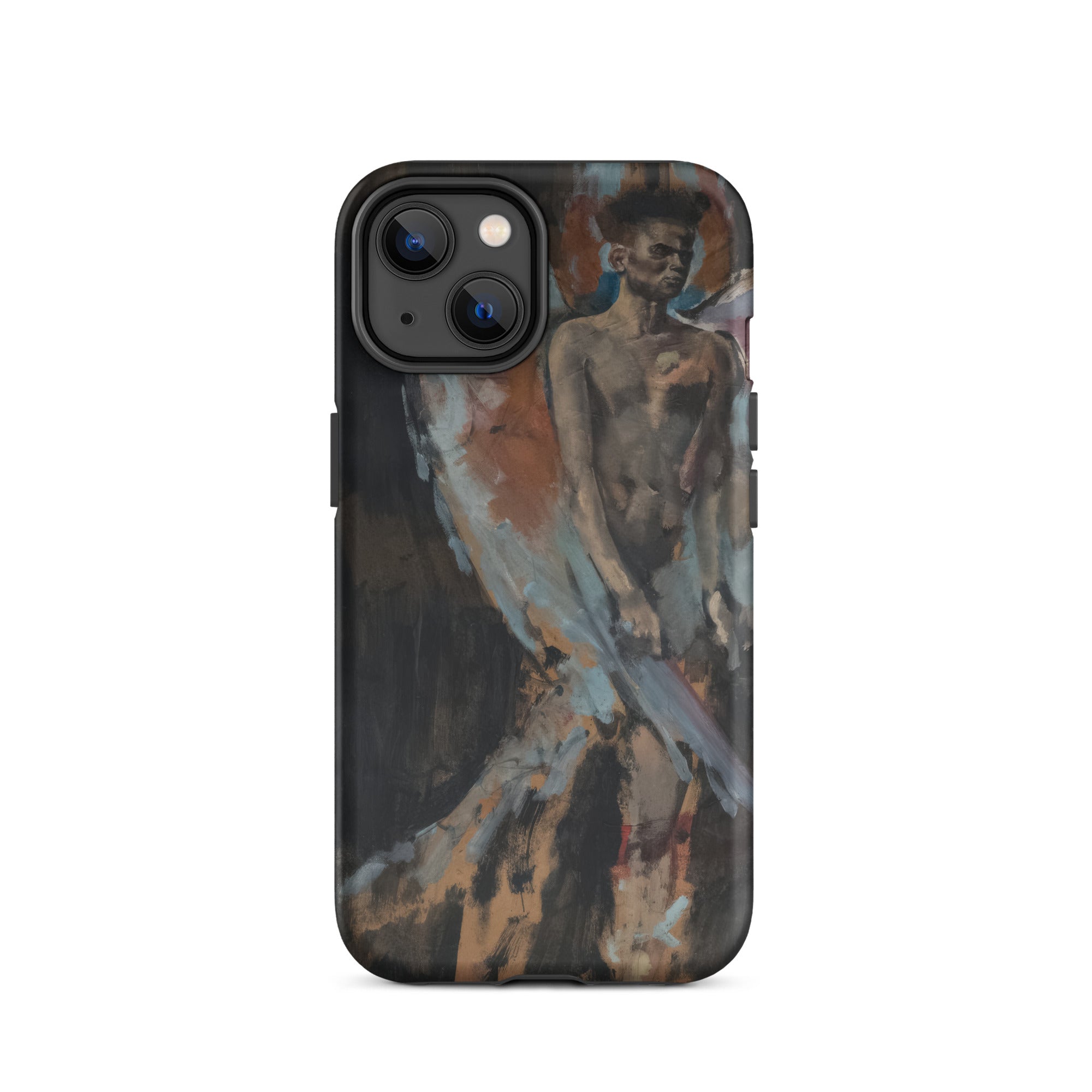 The Angel of Sodom - Christian Berard Iphone Case, 14 / Matte, Black Iphone Case Abstract Painting Nude Figure