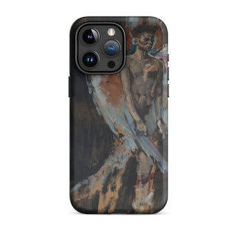 The Angel of Sodom - Christian Berard Phone Case Iphone 15 Pro Max / Matte Black Iphone Case Painting Shirtless Man Christian Bérard’s,