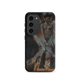 The Angel of Sodom - Christian Berard Phone Case Samsung Galaxy S23 / Matte Black Phone Case Painted Portrait Muscular Man Wings Christian
