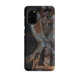 The Angel of Sodom - Christian Berard Samsung Case, Galaxy S20 Plus / Matte, Black Smartphone Case Vibrant Abstract Painting Shirtless Man
