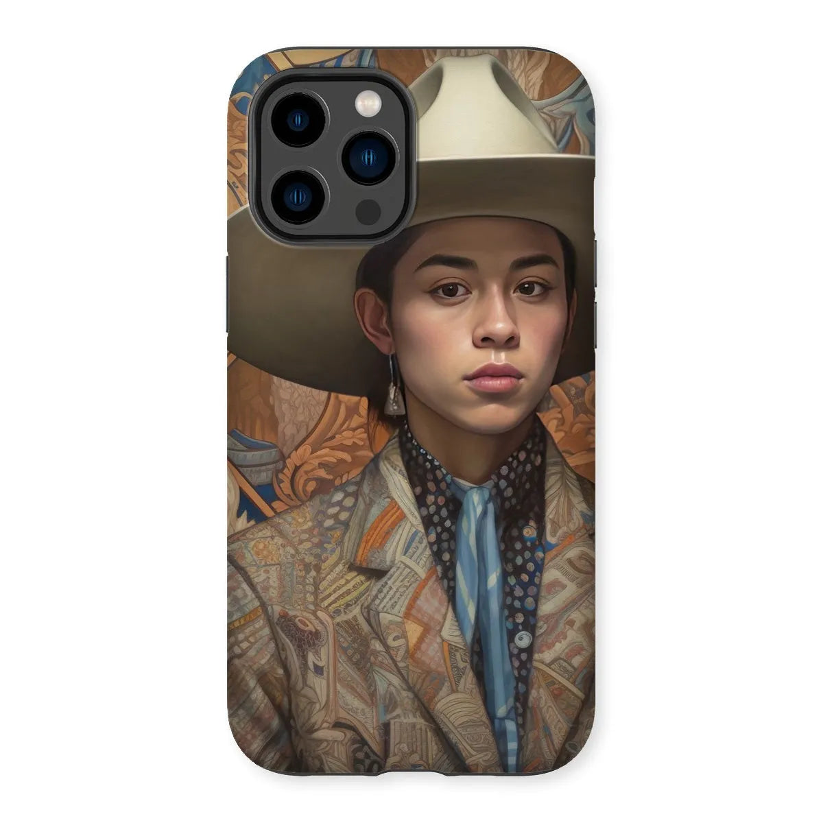 Angel The Transgender Cowboy - F2m Outlaw Art Phone Case - Iphone 14 Pro Max / Matte - Mobile Phone Cases - Aesthetic
