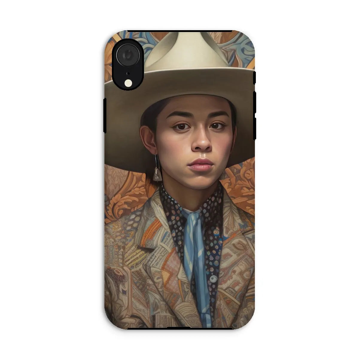 Angel The Transgender Cowboy - F2m Outlaw Art Phone Case - Iphone Xr / Matte - Mobile Phone Cases - Aesthetic Art