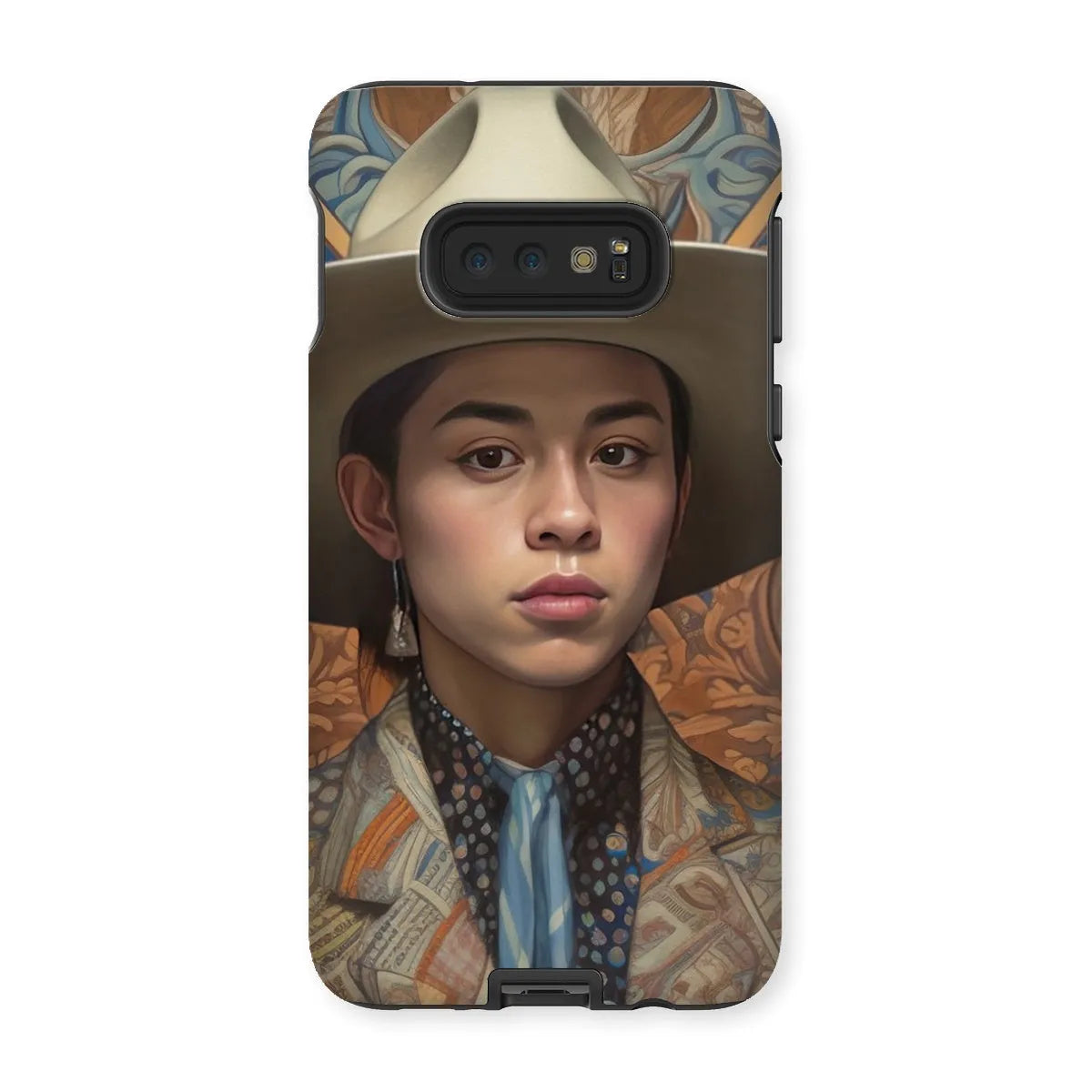 Angel The Transgender Cowboy - F2m Outlaw Art Phone Case - Samsung Galaxy S10e / Matte - Mobile Phone Cases - Aesthetic