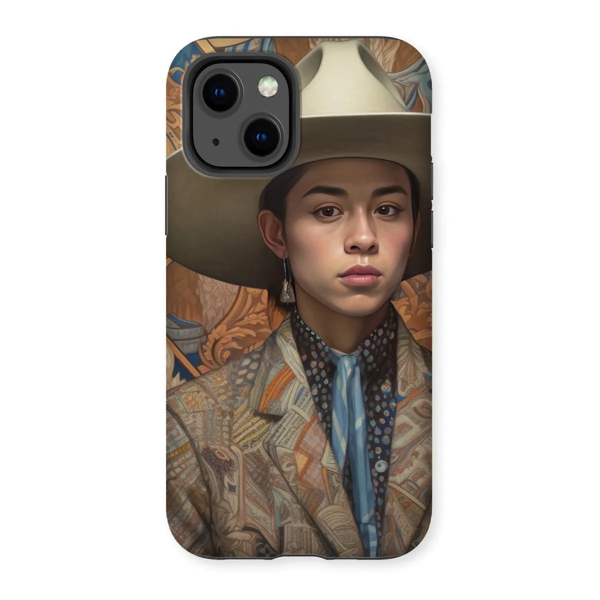 Angel The Transgender Cowboy - F2m Outlaw Art Phone Case - Iphone 13 / Matte - Mobile Phone Cases - Aesthetic Art