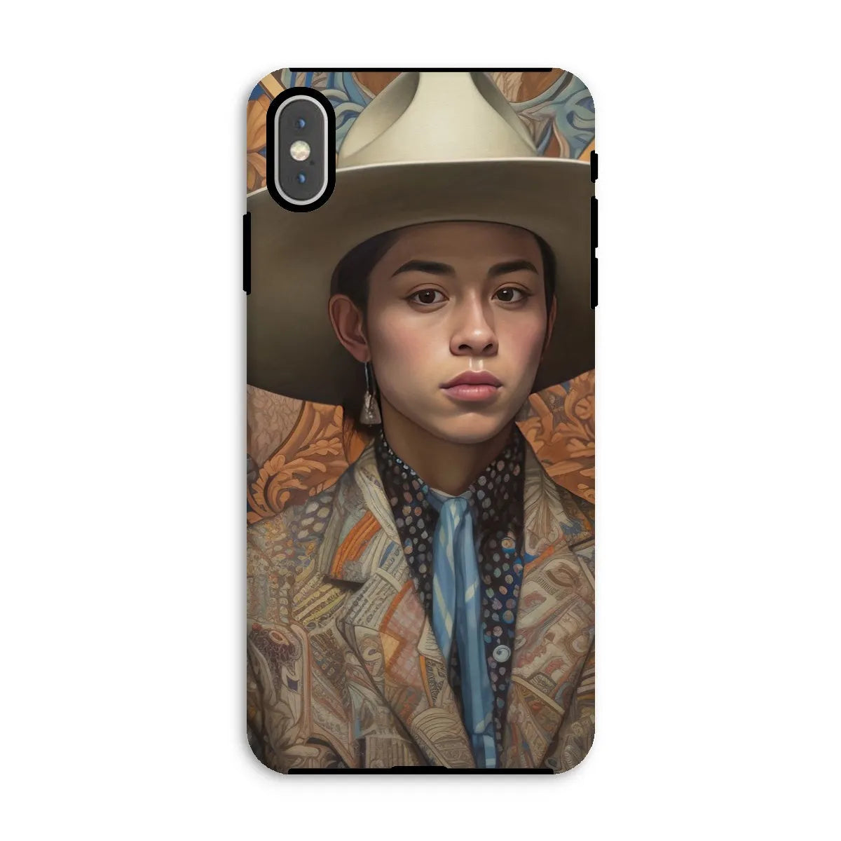 Angel The Transgender Cowboy - F2m Outlaw Art Phone Case - Iphone Xs Max / Matte - Mobile Phone Cases - Aesthetic Art