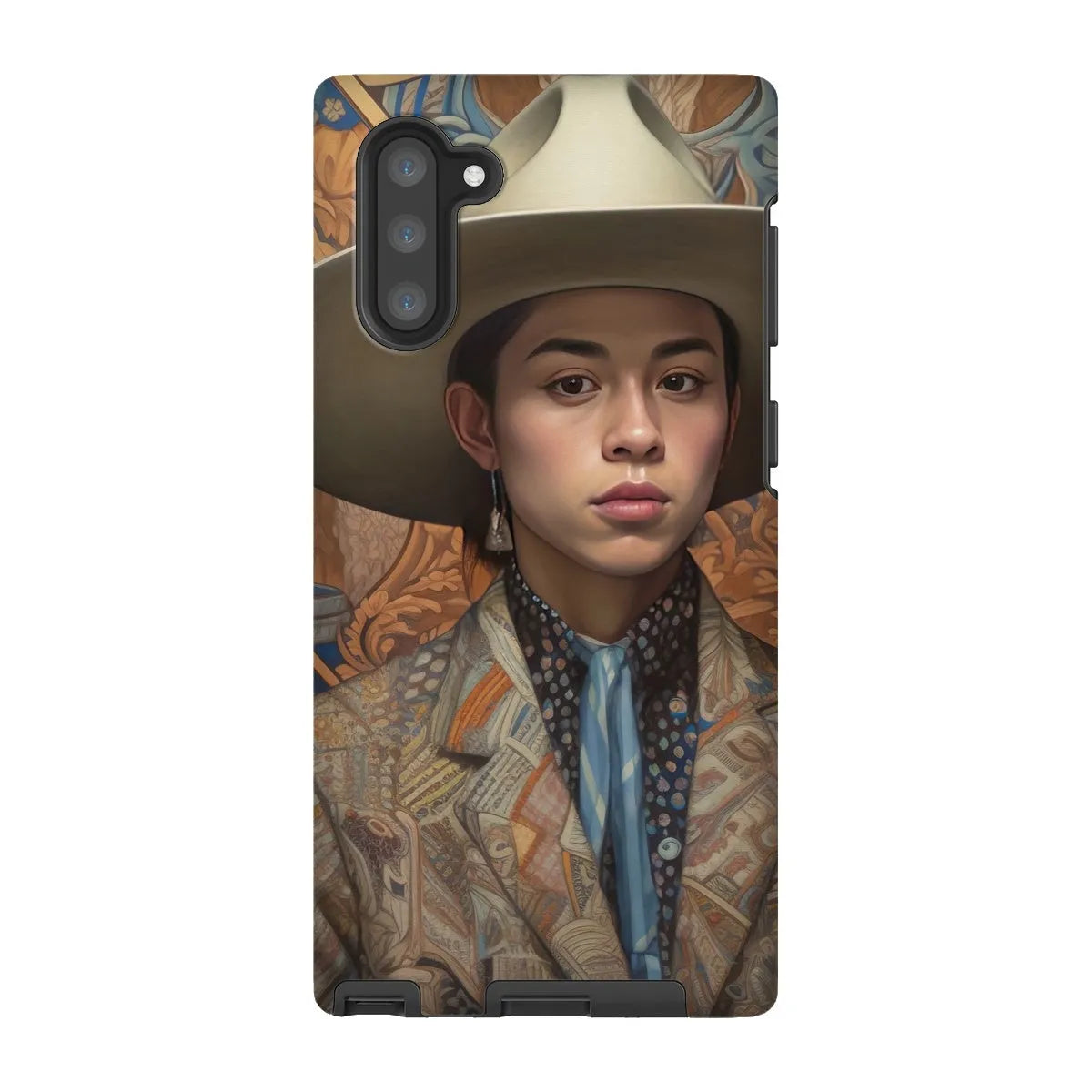 Angel The Transgender Cowboy - F2m Outlaw Art Phone Case - Samsung Galaxy Note 10 / Matte - Mobile Phone Cases