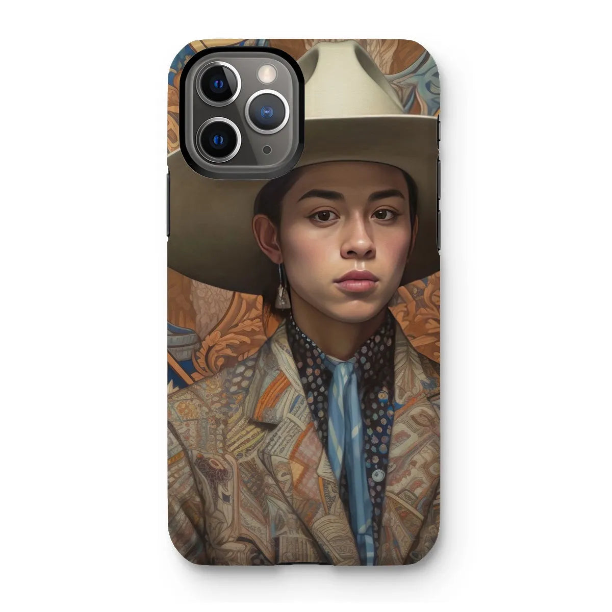 Angel The Transgender Cowboy - F2m Outlaw Art Phone Case - Iphone 11 Pro / Matte - Mobile Phone Cases - Aesthetic Art