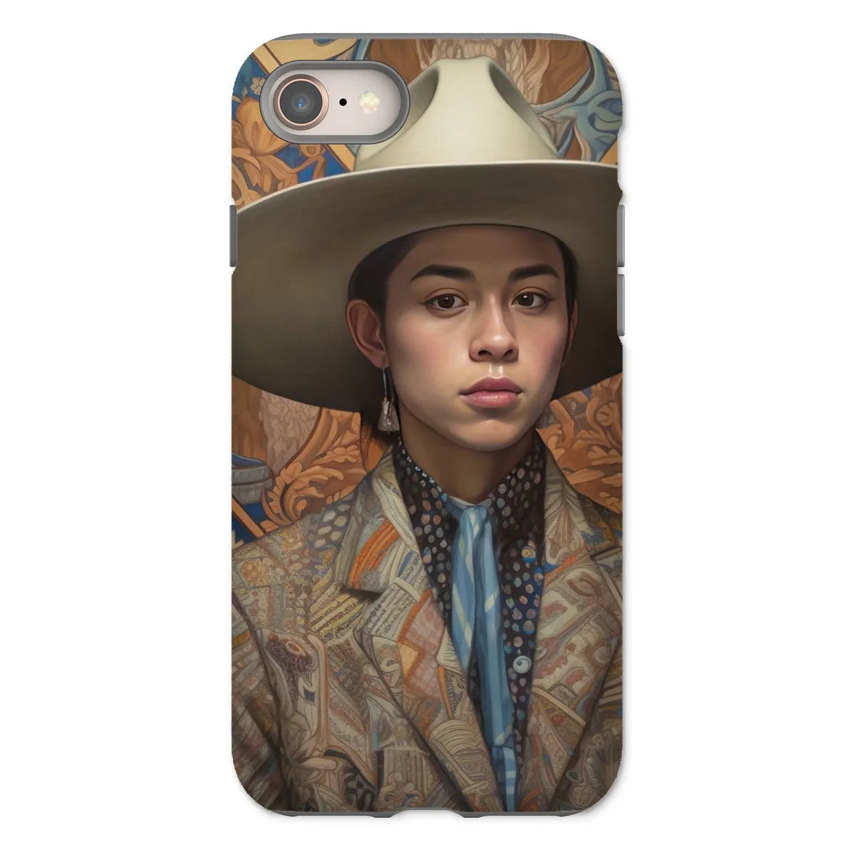 Angel The Transgender Cowboy - F2m Outlaw Art Phone Case - Iphone 8 / Matte - Mobile Phone Cases - Aesthetic Art