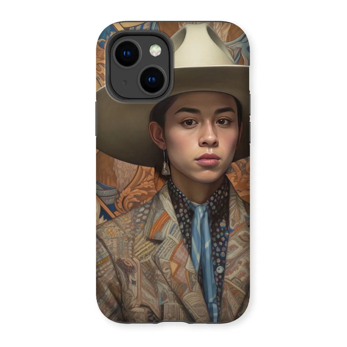 Angel The Transgender Cowboy - F2m Outlaw Art Phone Case - Iphone 14 / Matte - Mobile Phone Cases - Aesthetic Art