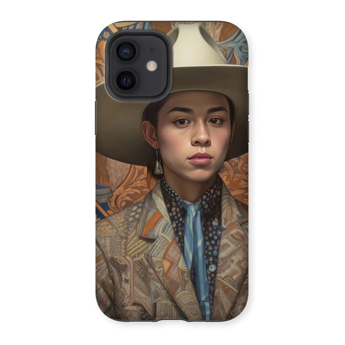 Angel The Transgender Cowboy - F2m Outlaw Art Phone Case - Iphone 12 / Matte - Mobile Phone Cases - Aesthetic Art