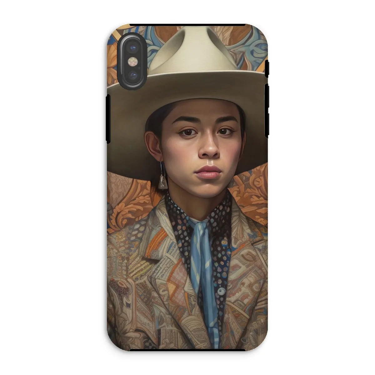 Angel The Transgender Cowboy - F2m Outlaw Art Phone Case - Iphone Xs / Matte - Mobile Phone Cases - Aesthetic Art
