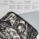 Animal Legend - Franz Marc Woodcut Art Laptop Sleeve, Laptop Sleeve Intricate Black White Artistic Design