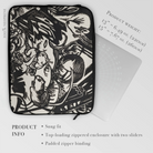 Animal Legend - Franz Marc Woodcut Art Laptop Sleeve Computer Covers & Skins