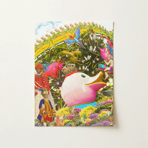 Another Day of Sun - Carnival Collage Art Print, 12x16’’ / 31x41cm / Unframed / no Border, Posters Prints & Visual Artwork, Toby Leon