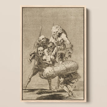 What one does to Another - Francisco De Goya Kunstdruck / Leinwand, 12x17’’ / A3 / Naturrahmen, Poster, Drucke & visuelle Kunstwerke, Toby Leon