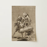 What one does to Another - Francisco De Goya Art Print / Canvas, 12x18’’ / 31x46cm / Unframed / no Border, Posters Prints & Visual Artwork,