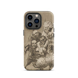 What one does to Another - Francisco De Goya Iphone Case, 13 Pro / Matte, Iphone 15 Pro Max Case Vintage Macabre Skeletal